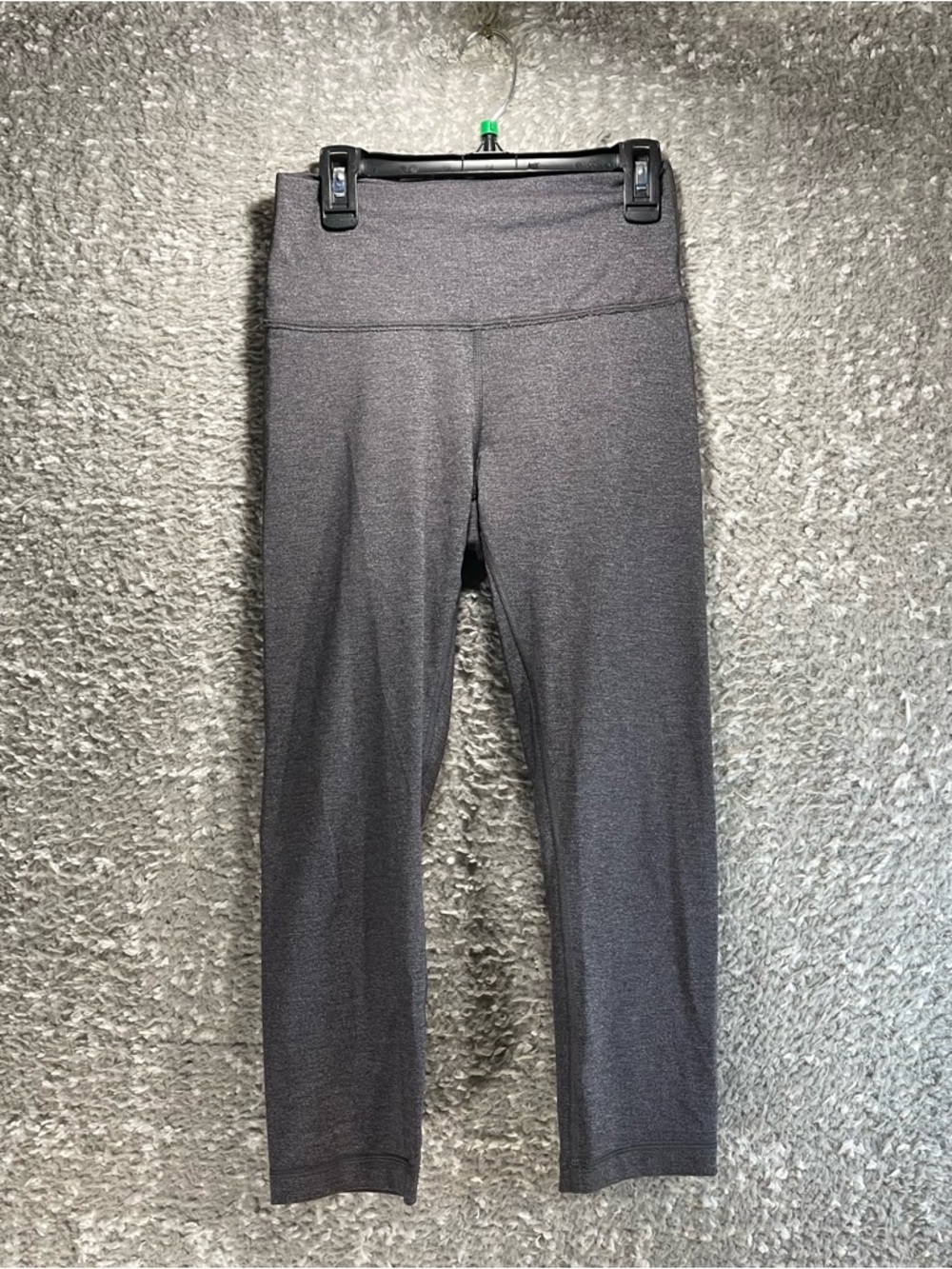 Lululemon‎ Wunder Under Crop 21" Leggings Size 6 Gray